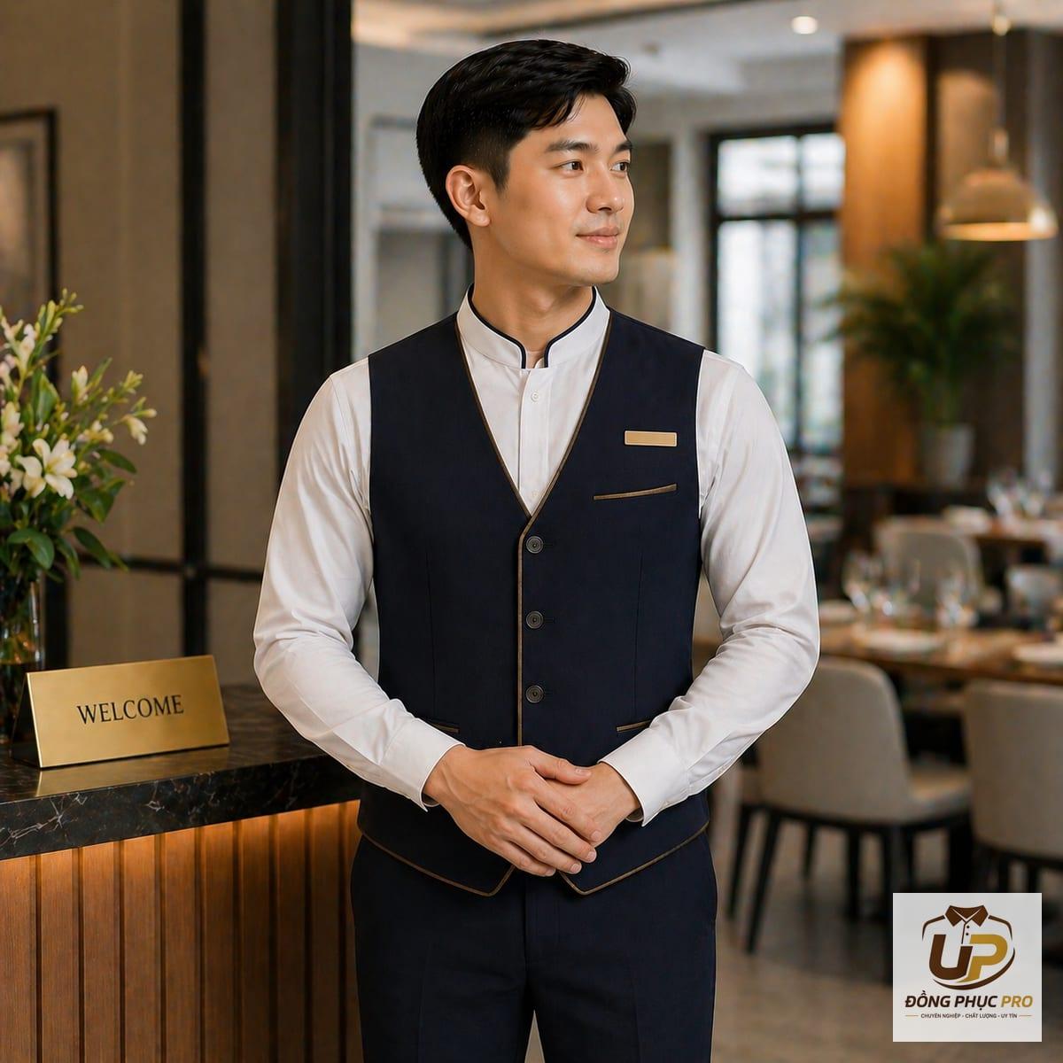 Đồng phục lễ tân nhà hàng